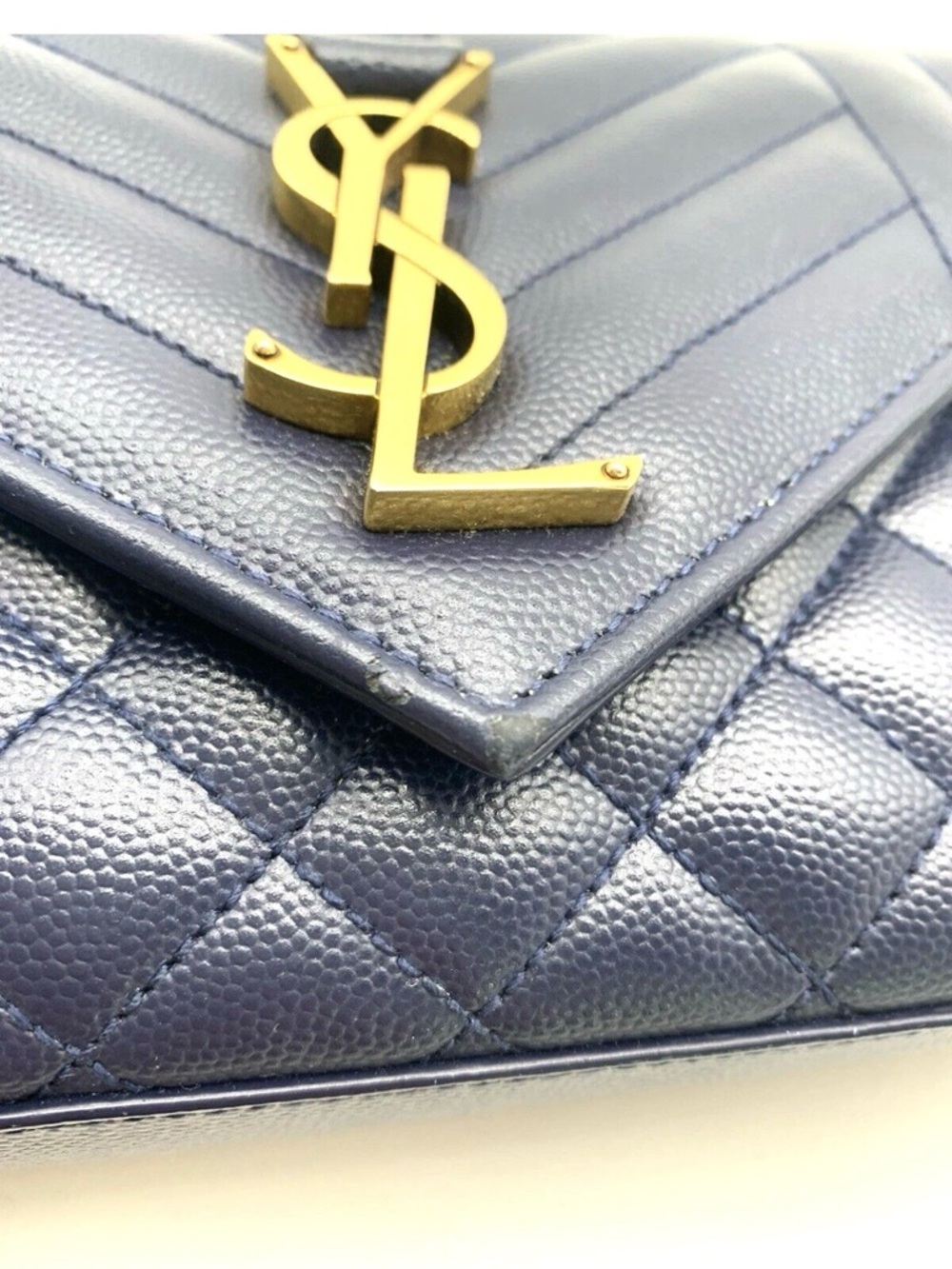 Saint Laurent Small Monogramme Matelassé Quilted Calfskin Shoulder Bag - Picture 13 of 13